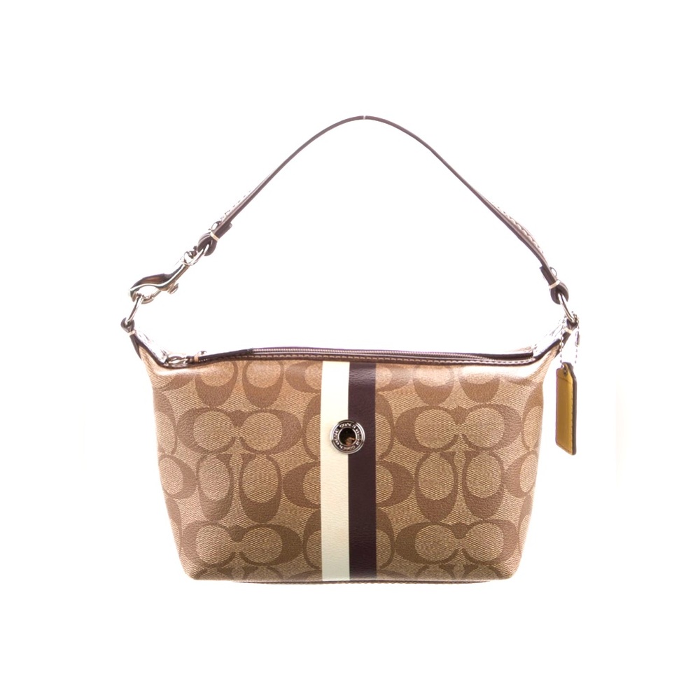 Coach Neutral Coated Canvas Mini Bag. Great condition!
